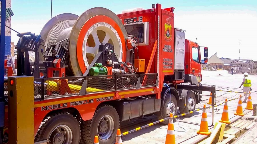 Tech Edge Group - Ultra Deep Level Mine Rescue Winders